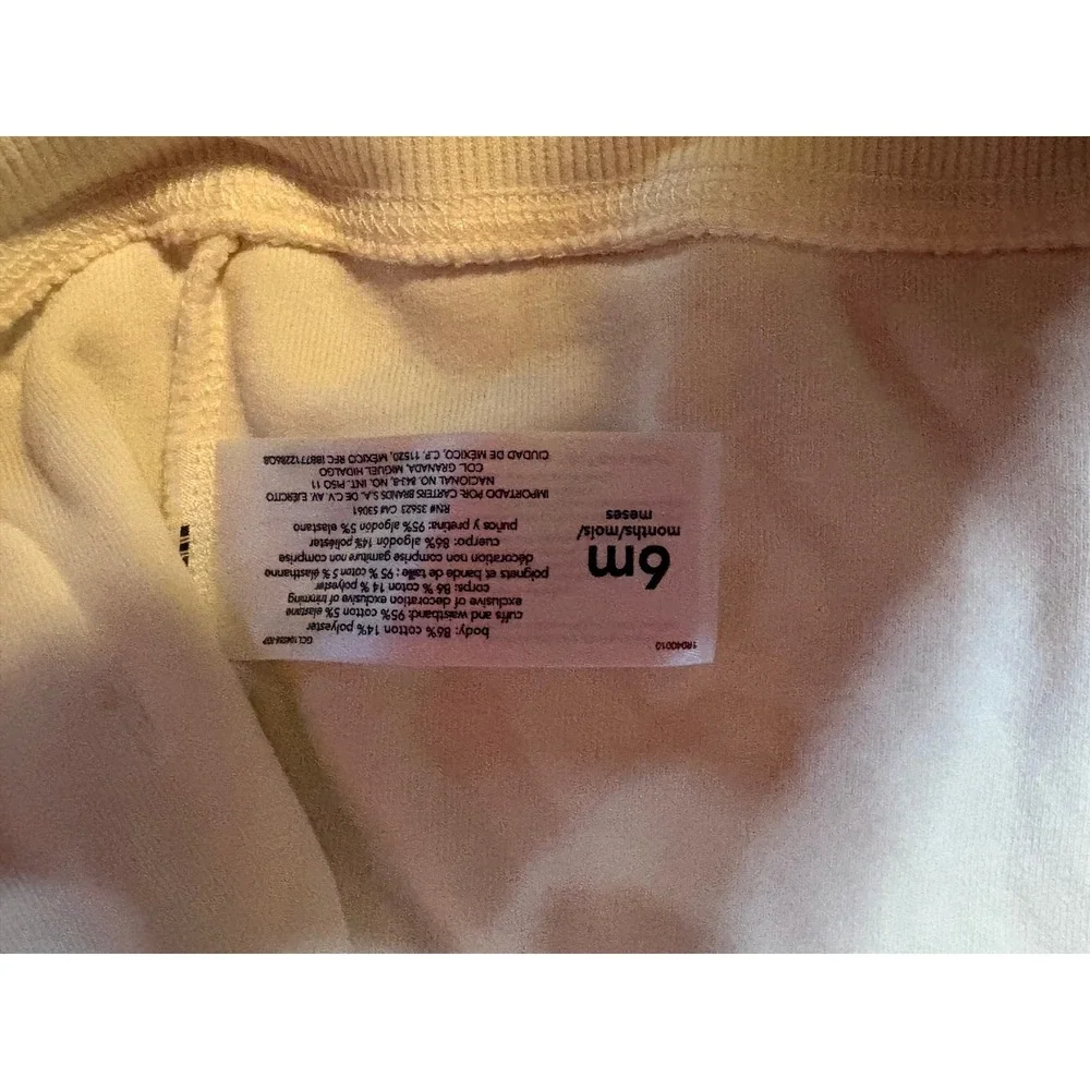 Carters 6M Cream Koala Print Short Sleeve Bodysuit and Bear Ear‎ Hoodie Outfit